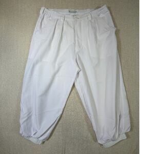 Golfknickers.com Men 36 White Pull On Golf Knickers Vintage Plus Fours Pants